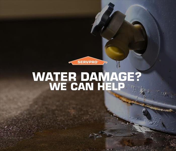 Water damage we can help!